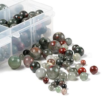 340Pcs 4 Sizes Natural African Bloodstone Beads(G-LS0001-32)-2