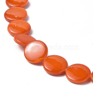 Spray Painted Natural Freshwater Shell Beads Strands(SHEL-C003-05A)-3