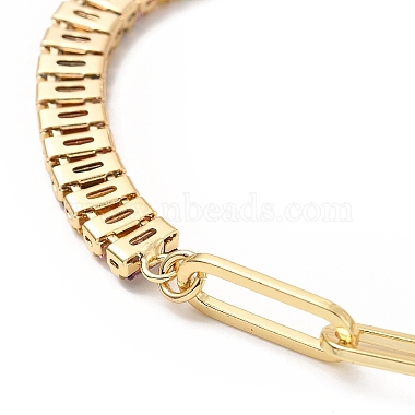 Cubic Zirconia Tennis Bracelet(BJEW-A132-17G-01)-4