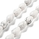 Natural Howlite Beads Strands(G-P520-B07-01)-1