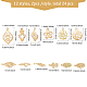 24Pcs 12 Style Rack Plating Brass Pendants(KK-CA0002-43)-2