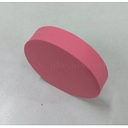 Rubber Stamps, Flat Round, Pale Violet Red, 10mm, 50mm(AJEW-WH0023-03B)