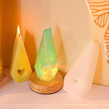 DIY Silicone Candle Molds, For Candle Making, Triangle, 13.5x5.8x2.6cm