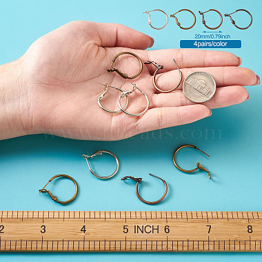 Brass Hoop Earrings(KK-CD0001-10)-13