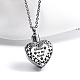Ожерелья-подвески из нержавеющей стали в форме сердца с кабельными цепочками(KI1843-2)-1