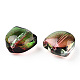 Pulvériser perles de verre transparentes peintes(GLAA-T022-26)-4