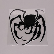 Spider Waterproof PET Sticker, Window Decals, for Car Home Wall Decoration, Black, 13x12x0.02cm(DIY-WH0273-42B)