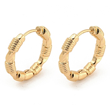 Alloy Hoop Earring, with Steel Pin, Ring, 20x4mm