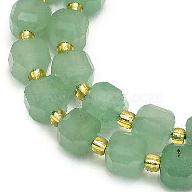 Natural Green Aventurine Beads Strands(G-I376-D39-01)-3