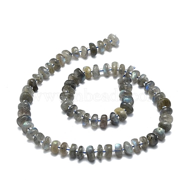 Natural Labradorite Beads Strands(G-E576-58)-2
