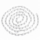 304 Stainless Steel Textured Paperclip Chains(CHS-S006-JN954-1)-2