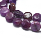 Натуральный лепидолит / пурпурный слюдяный камень бисер пряди(G-F626-04)-2