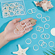 60Pcs Natural Freshwater Shell Linking Rings(SHEL-NB0001-68)-3