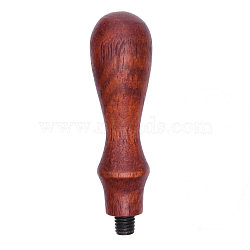 Beech Wood Handle, For Wax Seal Stamp Making, Saddle Brown, 80x22mm, Hole: 4mm(AJEW-TAC0019-18)