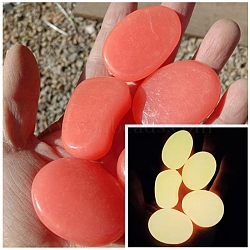 Resin Imitation Luminous Stone Display Decoration, Nuggest, Coral, 45mm(PW-WG93589-05)