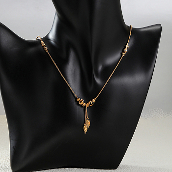 Elegant Real 18K Gold Plated Minimalist Brass Pendant Necklaces for Girlfriend's Birthday Gift