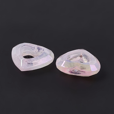 placage uv cadres de perles acryliques irisées arc-en-ciel(PACR-M003-04H)-4