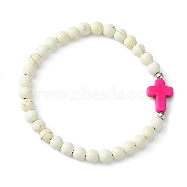 Religion Cross Bracelets(BJEW-TA00397)-4