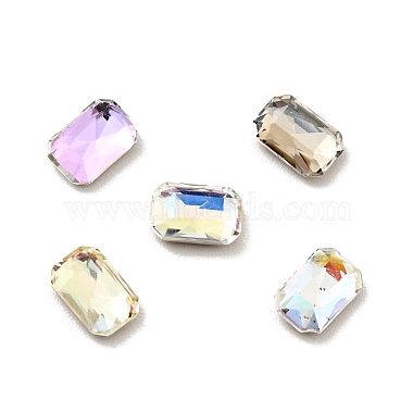 Rectangle Glass Rhinestone Cabochons