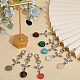 1 Set Heart Shape Gemstone Pendant Decoration(HJEW-CA0001-52)-5