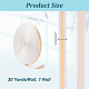 Polyester Leaf Pattern Ribbon(OCOR-WH0101-156A)-2
