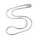 304 Stainless Steel Snake Chain Necklaces(X-NJEW-F265-C-P)-1