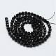 Natural Black Spinel Beads Strands(G-E366-07-4mm)-3