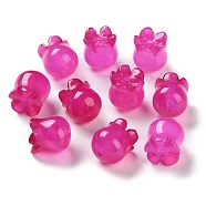 Dyed Natural Agate Beads, Flower, 10x9.5mm, Hole: 1.2mm(G-G109-01A)