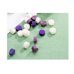 Sealing Wax Particles, for Retro Seal Stamp, Octagon, Mixed Color, 9mm, about 1500pcs/500g(DIY-WH0003-H47)