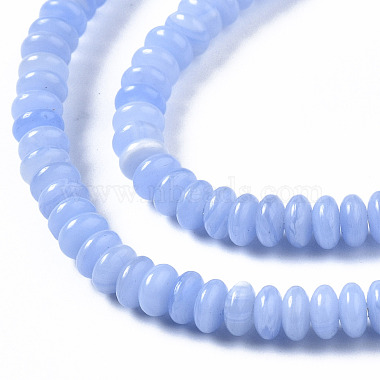 Synthetic Blue Lace Agate Beads Strands(G-S366-104)-3