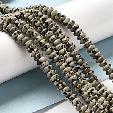 dalmatien naturelle perles de jaspe brins(G-Z030-A02-01)-4