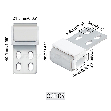 Iron Spring Hook Fasteners(AJEW-WH0248-273)-2