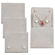 pochettes cadeaux pour bijoux en tissu pelucheux avec bouton-pression(ABAG-WH0045-08C)-1