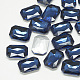 Similistein Cabochons Glas Strass(RGLA-T079-10x14mm-13)-1