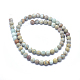 Chapelets de perles en jaspe aqua terra naturel(G-N0128-48F-6mm)-2