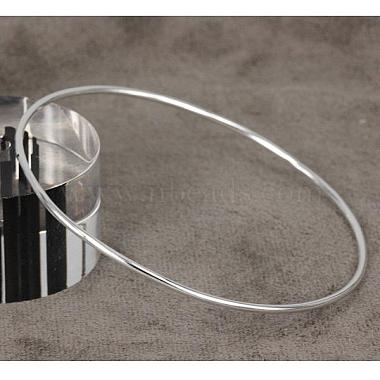 Silver Color Plated Buddhist Bangles Wholesale Price(BJEW-BB12394)-5