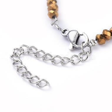 Electroplate Glass Beaded Necklaces(NJEW-JN02793-04)-3