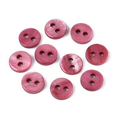 boutons de coquille d'eau douce naturelle(SHEL-N038-21)-1