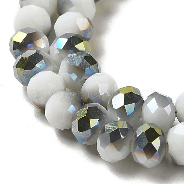 Chapelets de perles en rondelles facettées en verre électrolytique(EGLA-D020-8x5mm-M3)-3