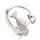 304 Stainless Steel Open Cuff Ring(RJEW-F149-03P)-1