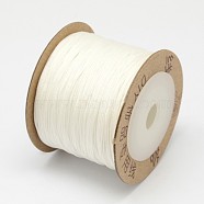 Nylon Threads, White, 0.6mm, about 109.36 yards(100m)/roll(NWIR-N003-0.6mm-05L)
