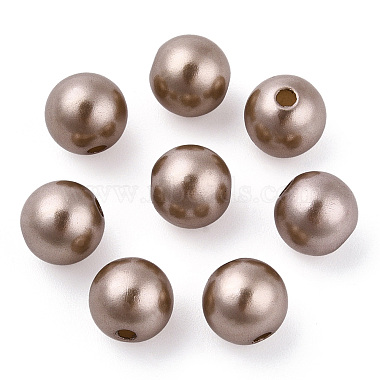 Perles d'imitation en plastique ABS peintes à la bombe(OACR-T015-05C-05)-3