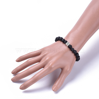 Natural Lava Rock Stretch Bracelets(BJEW-JB04492-01)-4