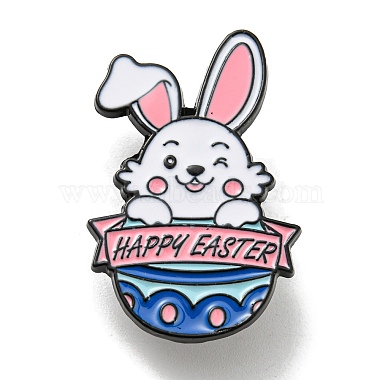 Colorful Rabbit Alloy+Enamel Enamel Pins