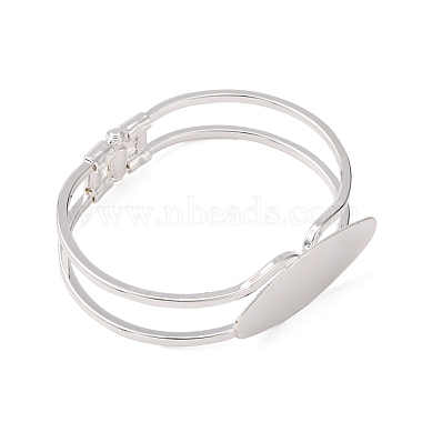 Accessoire de bricolage de bracelet en laiton(X-KK-G315-01S)-2