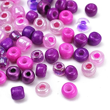 8 Style 6/0 Glass Round Seed Beads(SEED-YW0001-39C)-5