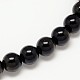 Grade AA Natural Golden Sheen Obsidian Round Beads Strands(X-G-L275-01-6mm)-1