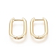 Brass Huggie Hoop Earrings(X-EJEW-F245-04G-A)-1