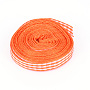 Dark Orange Polyester Ribbon(OCOR-TAC0001-06E)
