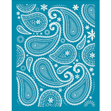 Teal Nylon Screen Printing Stencils